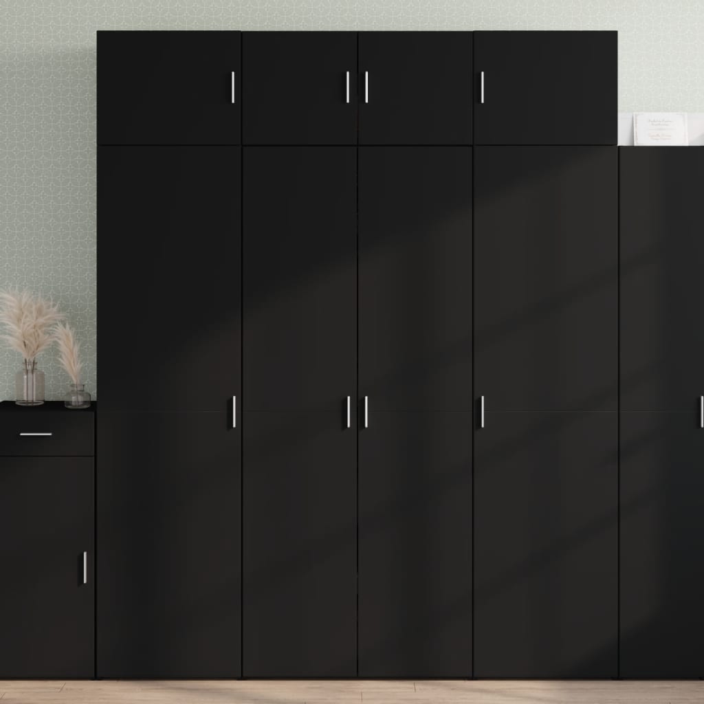 Storage Cabinet 80X42.5X225 Cm Engineered Wood