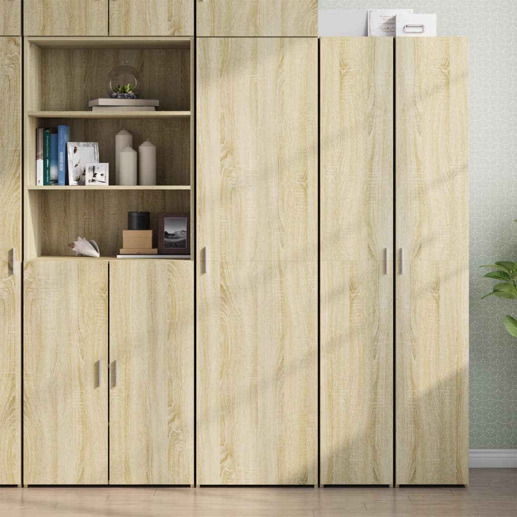 Highboard 50X42.5X185 Cm Engineered Wood