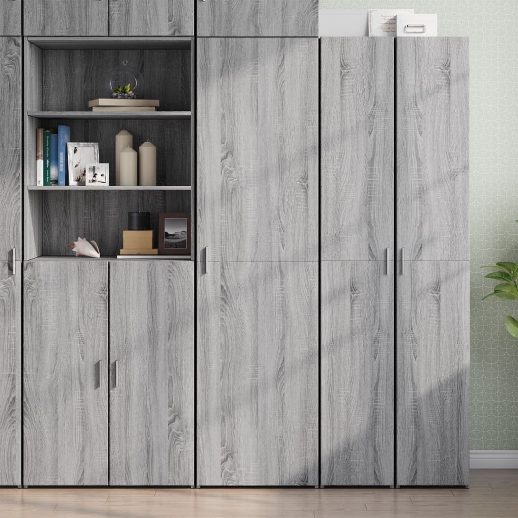 Highboard 50X42.5X185 Cm Engineered Wood