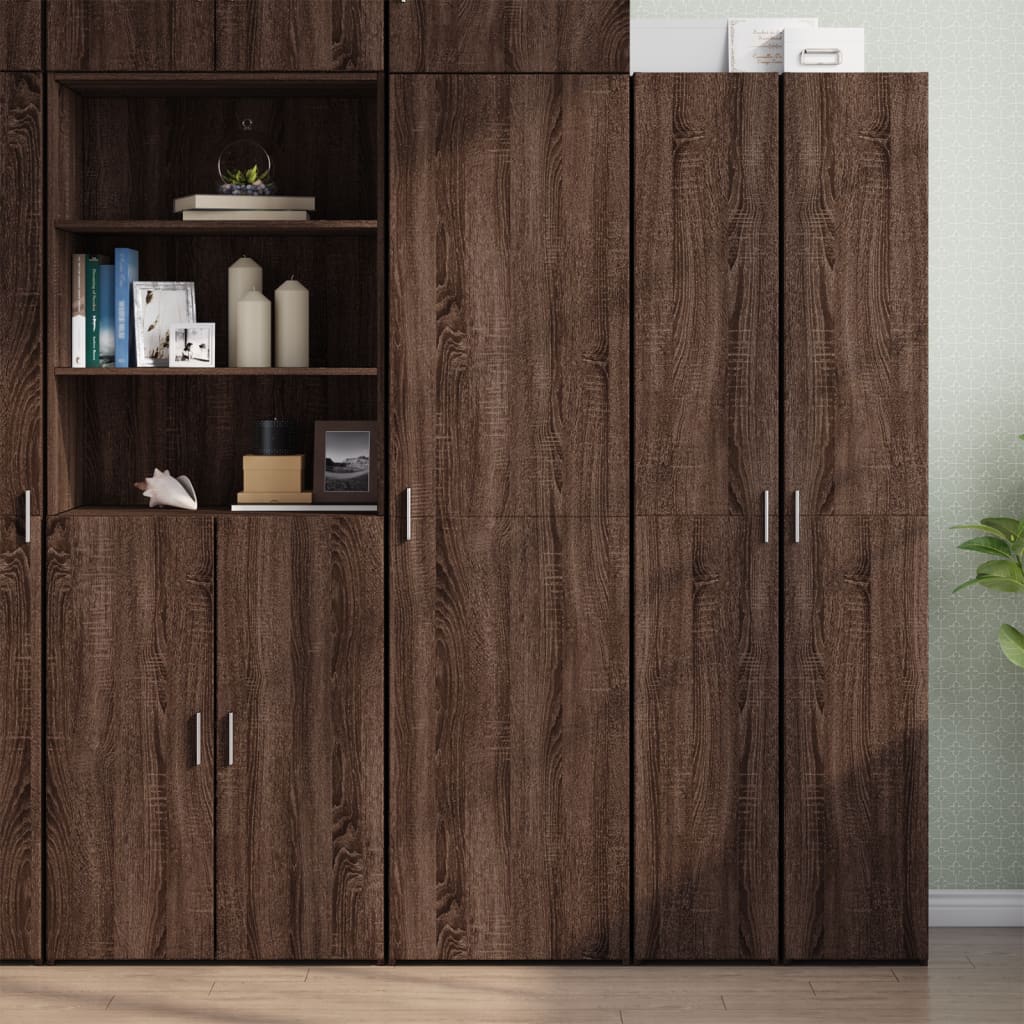 Highboard 50X42.5X185 Cm Engineered Wood