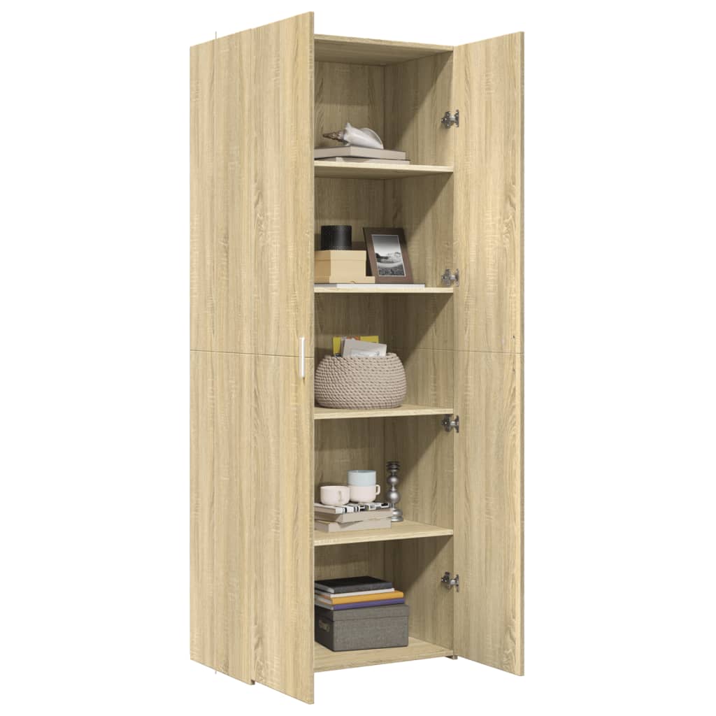 Highboard 70X42.5X185 Cm Engineered Wood