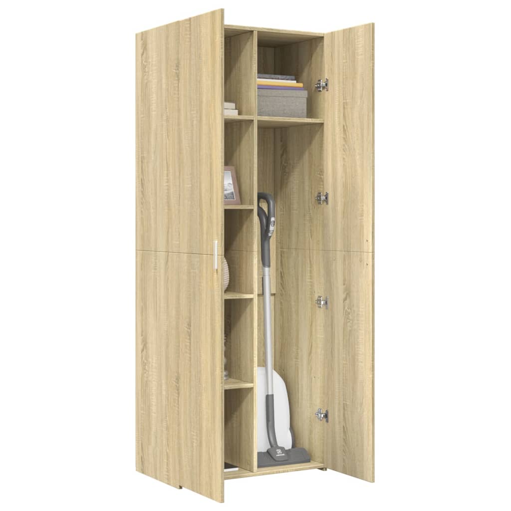Highboard 70X42.5X185 Cm Engineered Wood