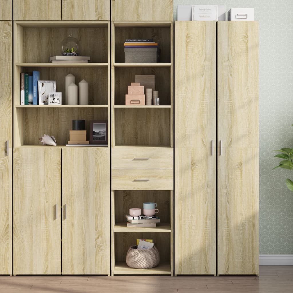 Highboard 45X42.5X185 Cm Engineered Wood