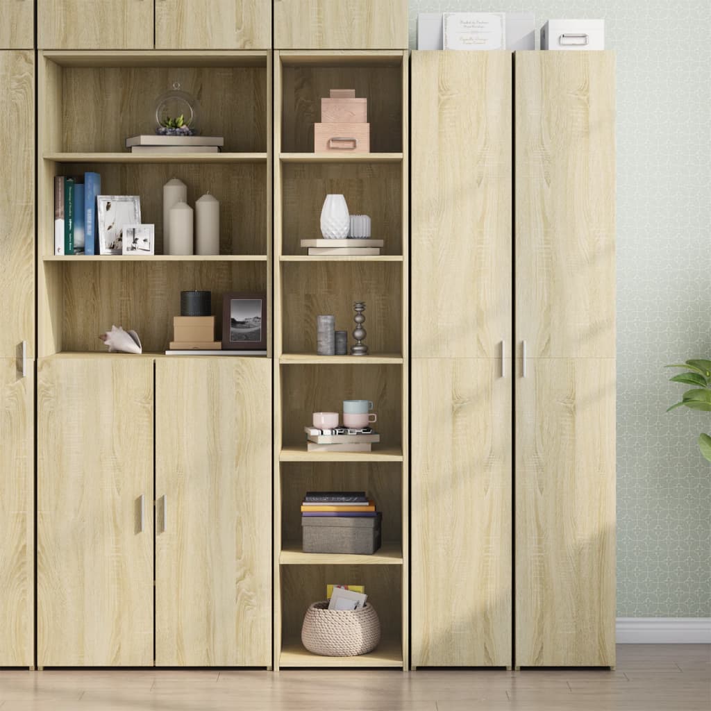 Highboard 40X41X185 Cm Engineered Wood