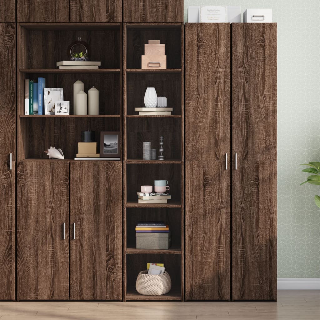 Highboard 40X41X185 Cm Engineered Wood