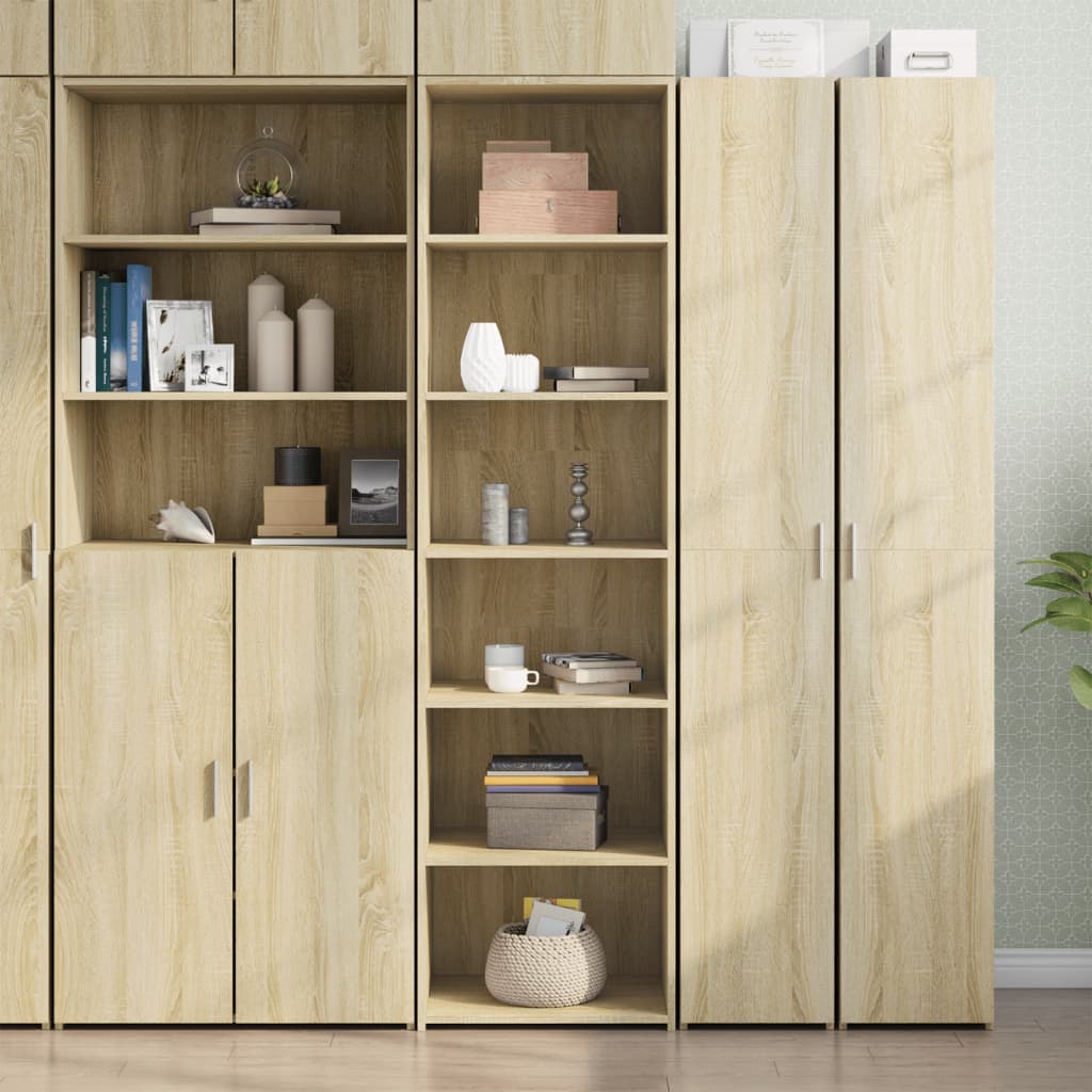 Highboard 50X41X185 Cm Engineered Wood