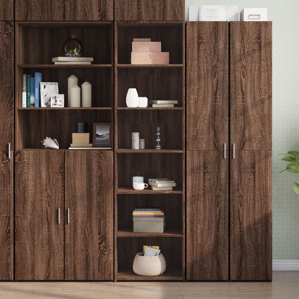 Highboard 50X41X185 Cm Engineered Wood