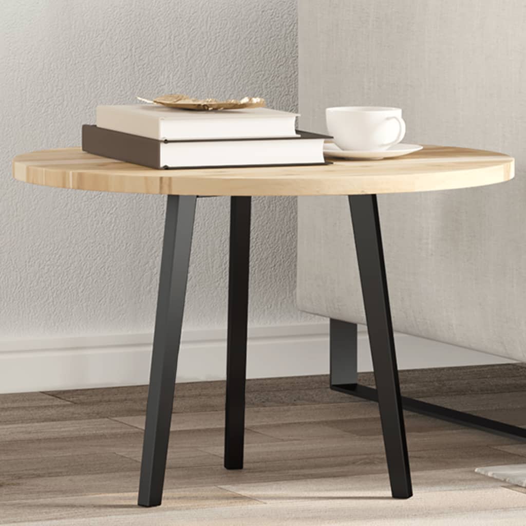 Table Top Round Ø60X2 Cm Solid Wood Acacia