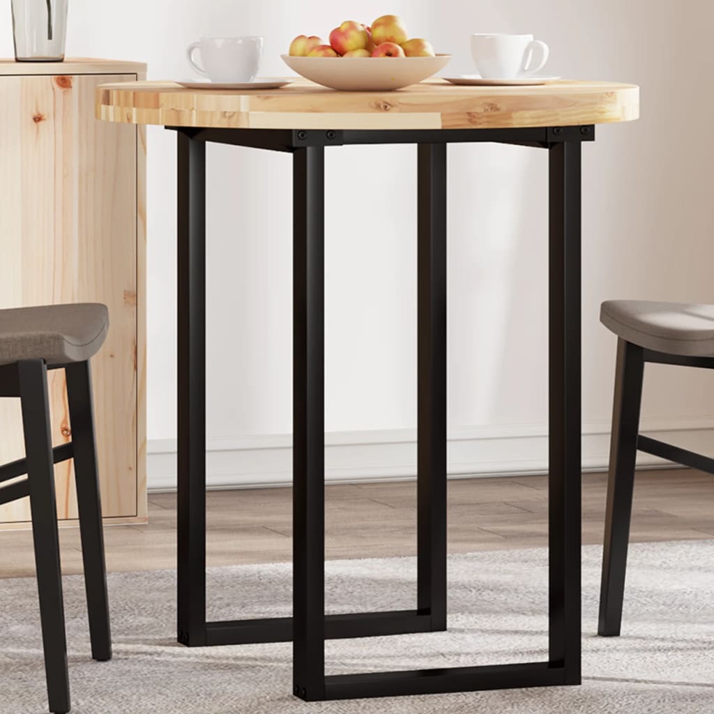 Table Top Round Ø60X2 Cm Solid Wood Acacia