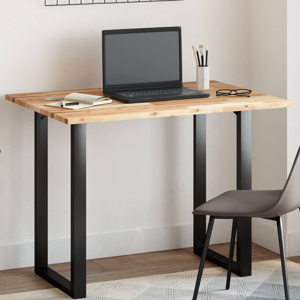 Table Top Rectangular Solid Wood Acacia