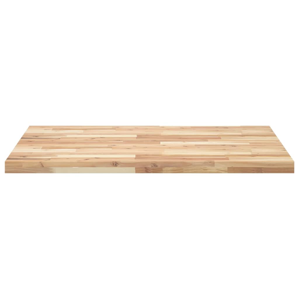 Table Top Rectangular Solid Wood Acacia