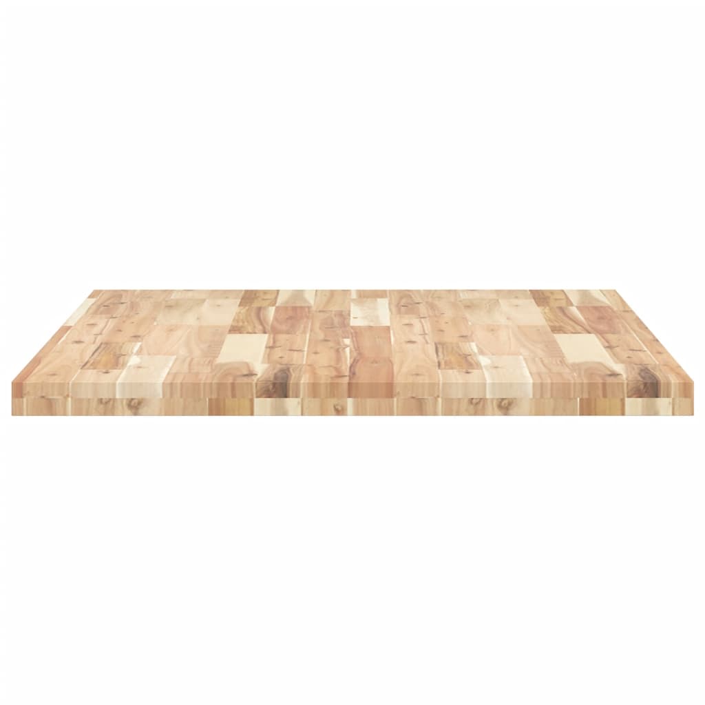 Table Top Rectangular Solid Wood Acacia