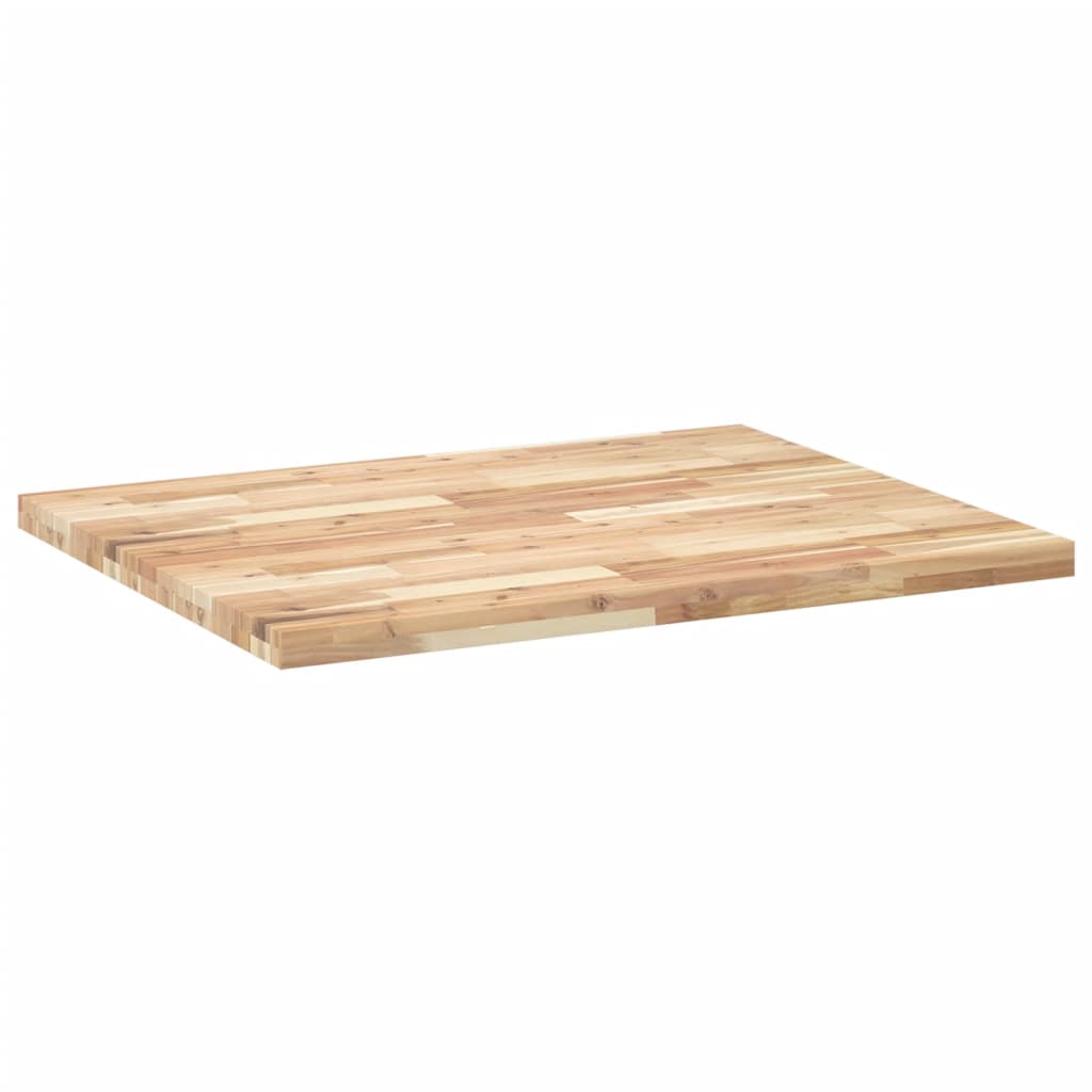 Table Top Rectangular Solid Wood Acacia