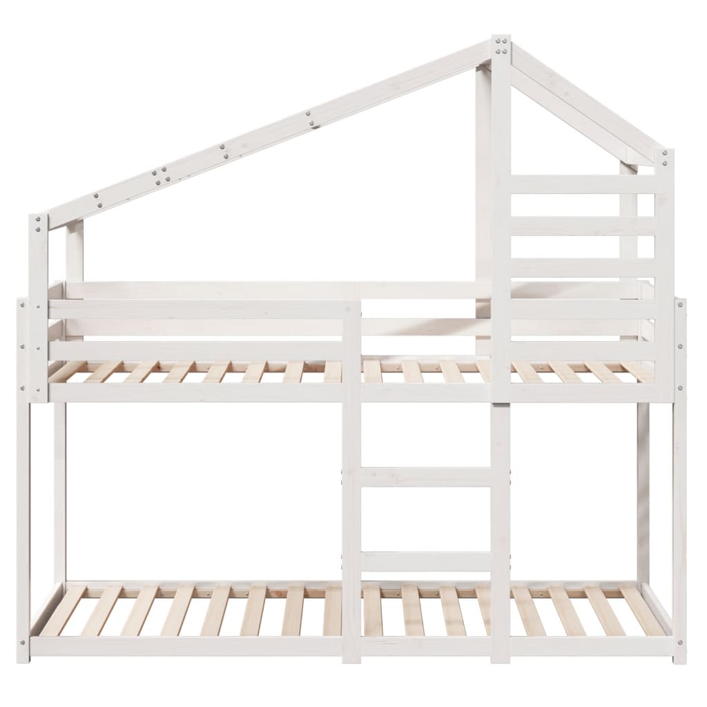 Bunk Bed Without Mattress Solid Wood Pine