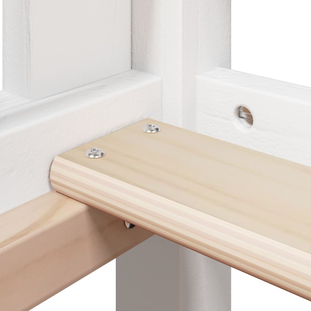 High Sleeper Bed Without Mattress Solid Wood Pine