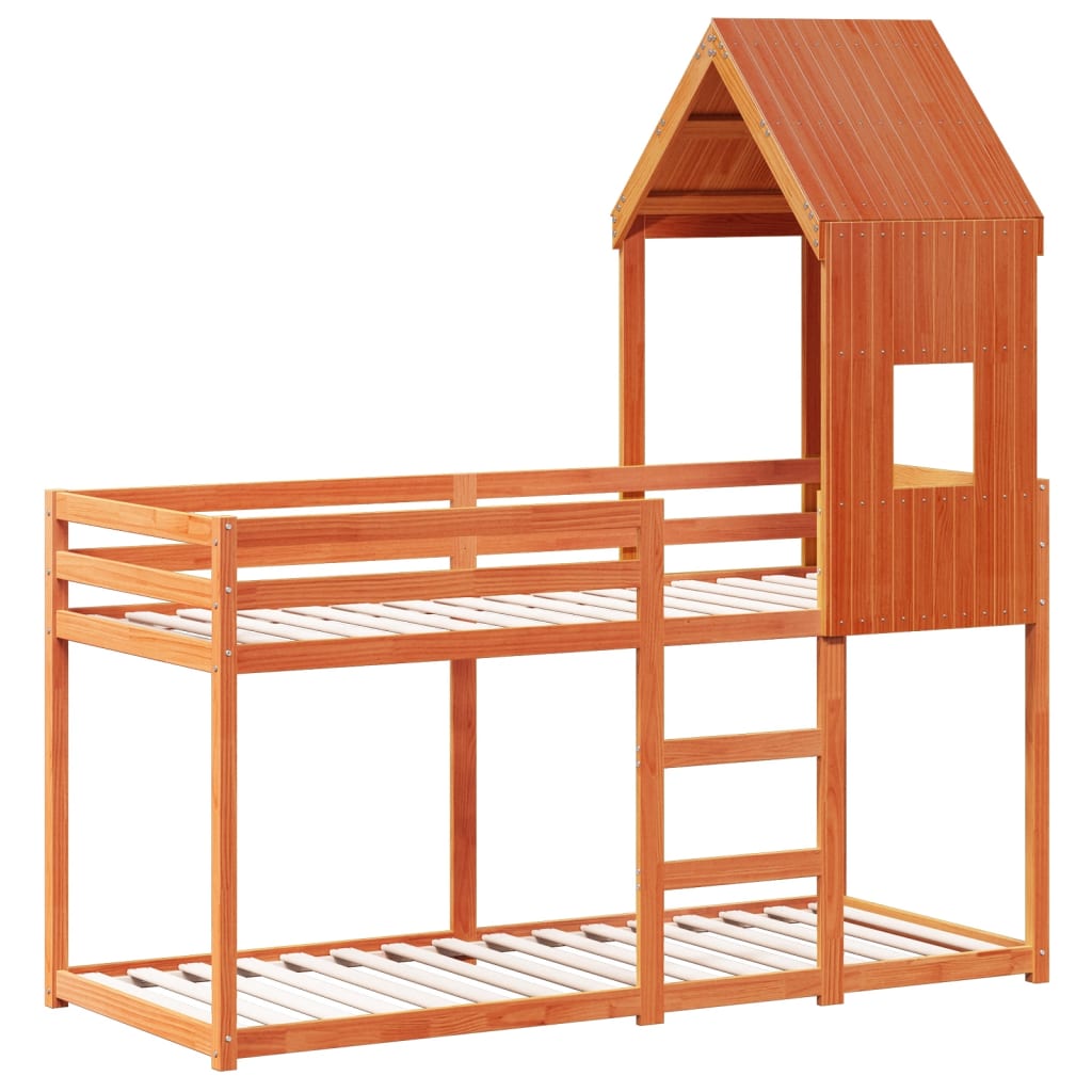 Bunk Bed Without Mattress Solid Wood Pine