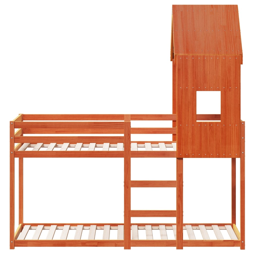 Bunk Bed Without Mattress Solid Wood Pine