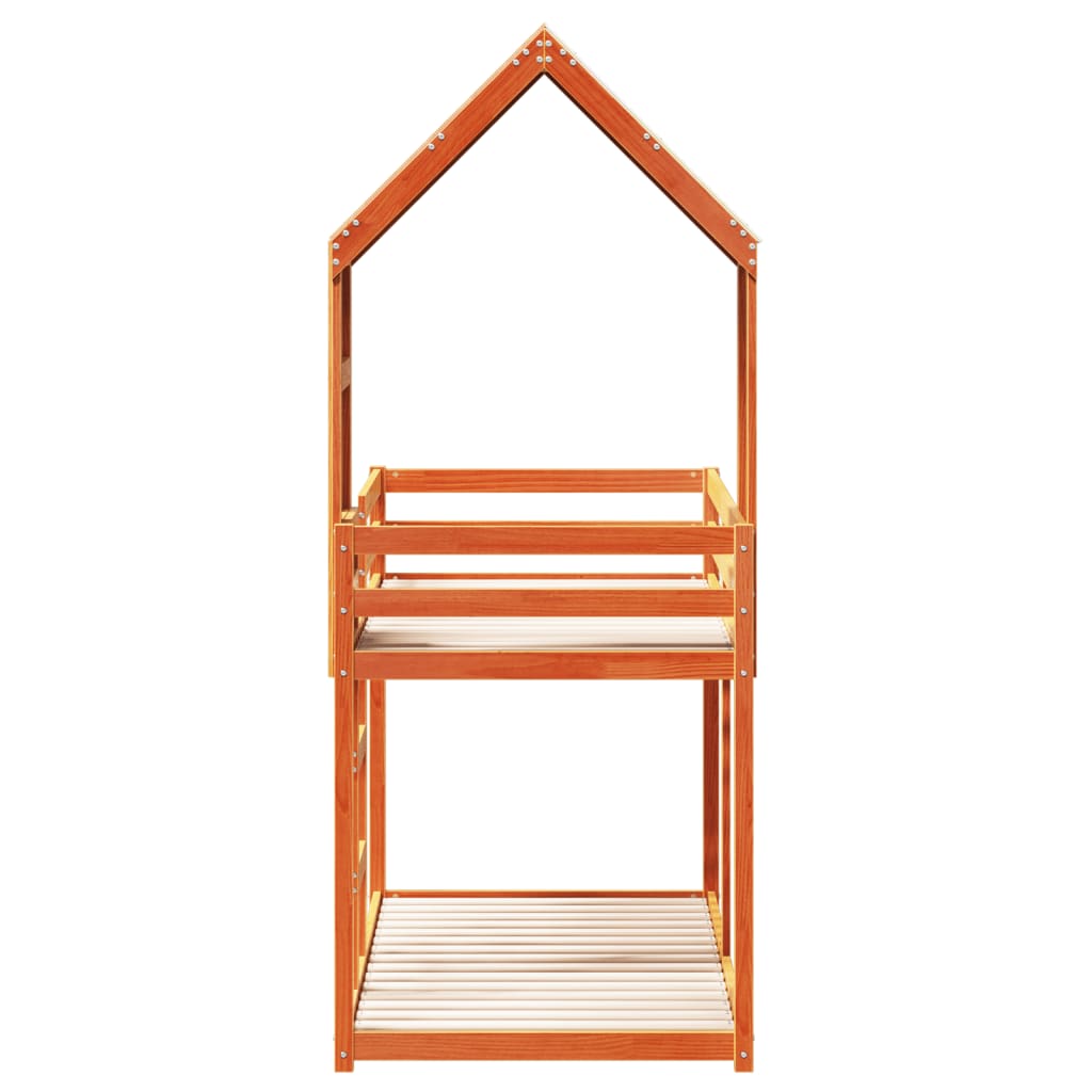 Bunk Bed Without Mattress Solid Wood Pine