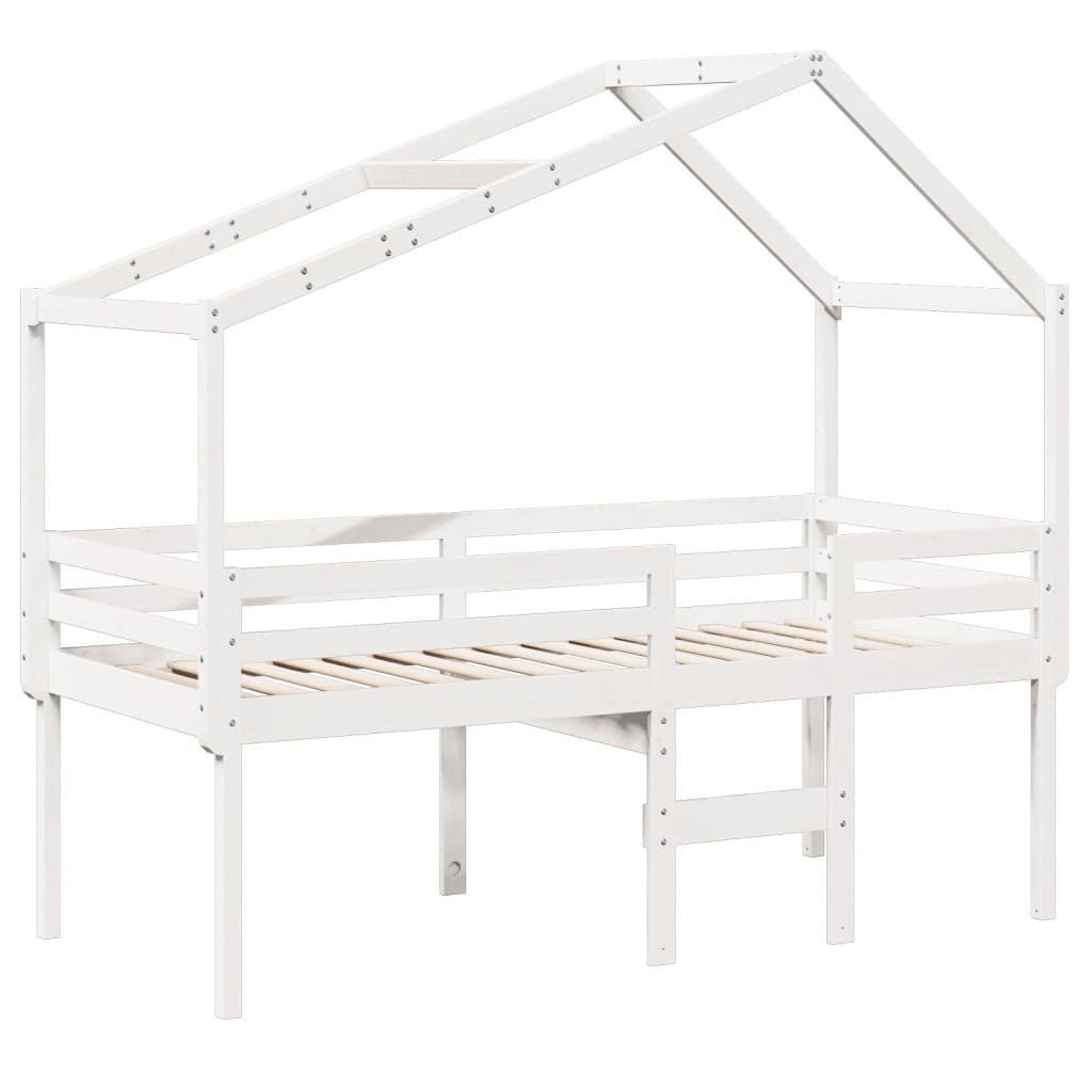 High Sleeper Bed Without Mattress Solid Wood Pine
