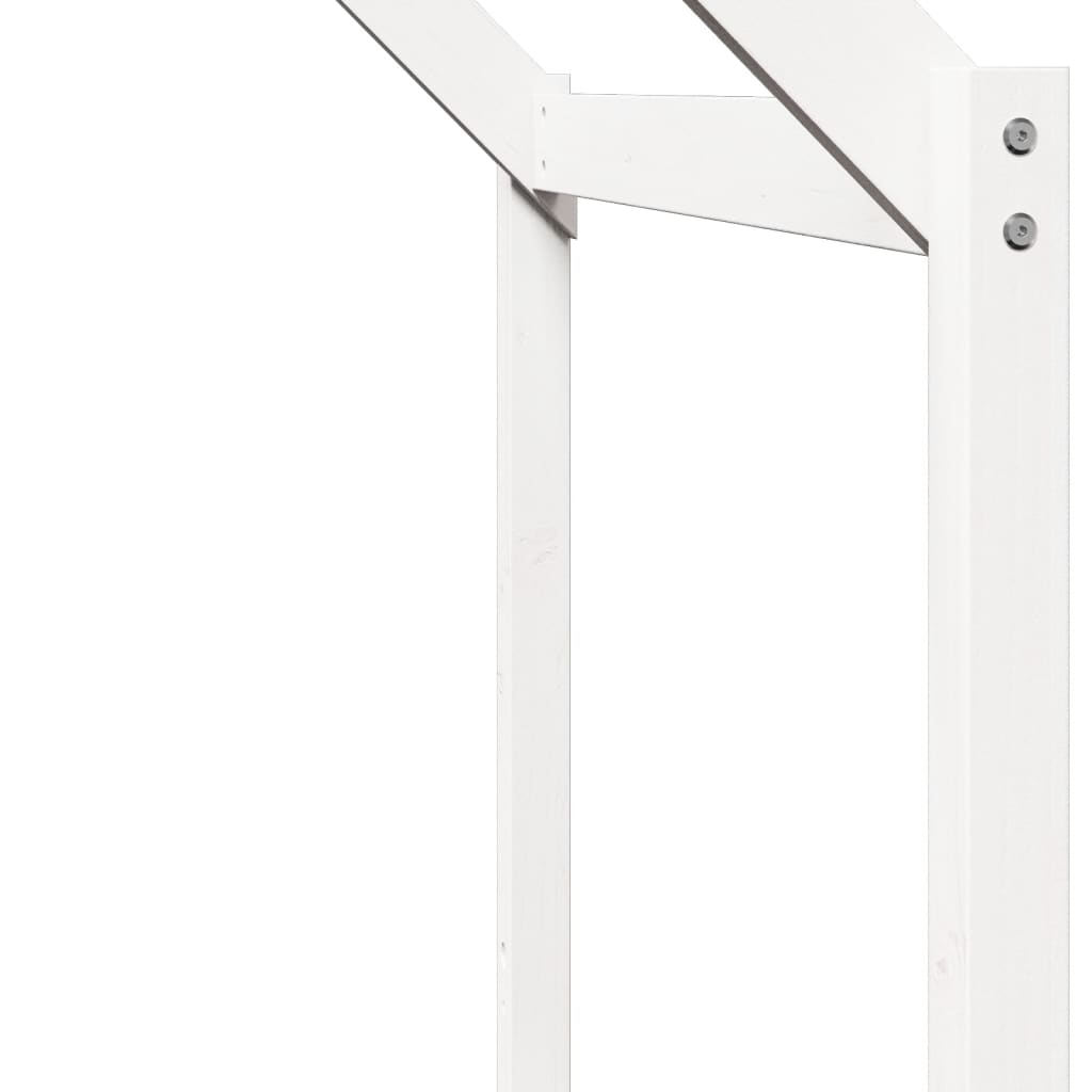 Loft Bed With Ladder And Roof Without Mattress Single