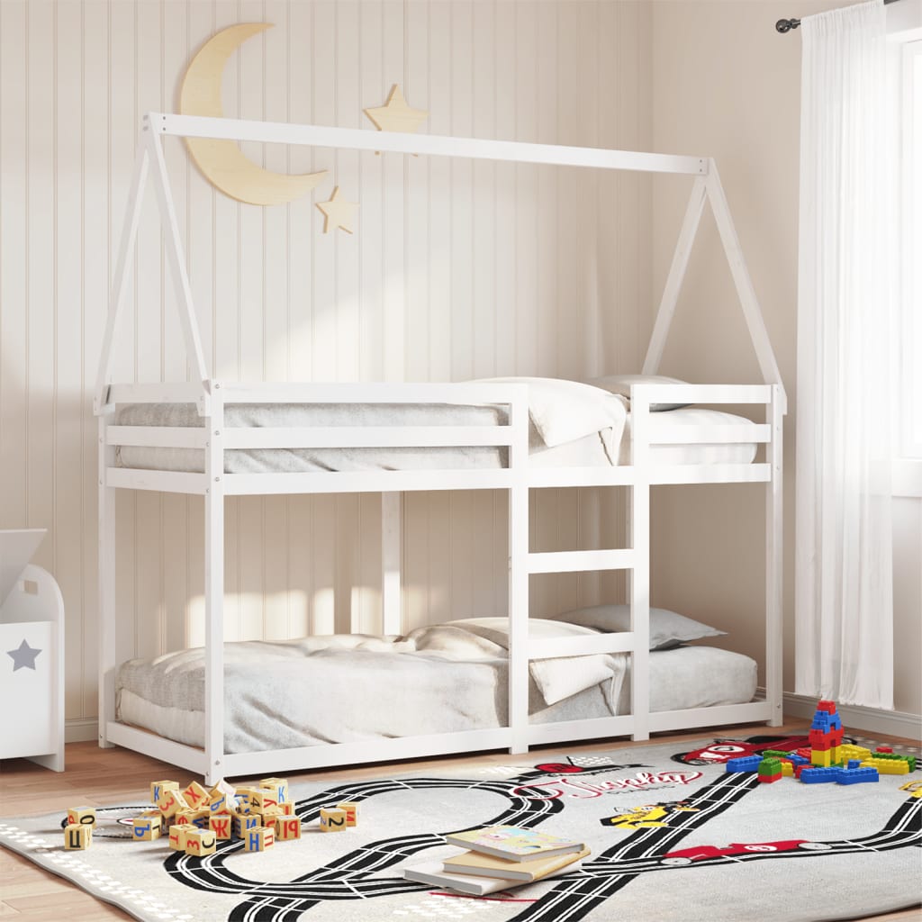 Bunk Bed Without Mattress Solid Wood Pine