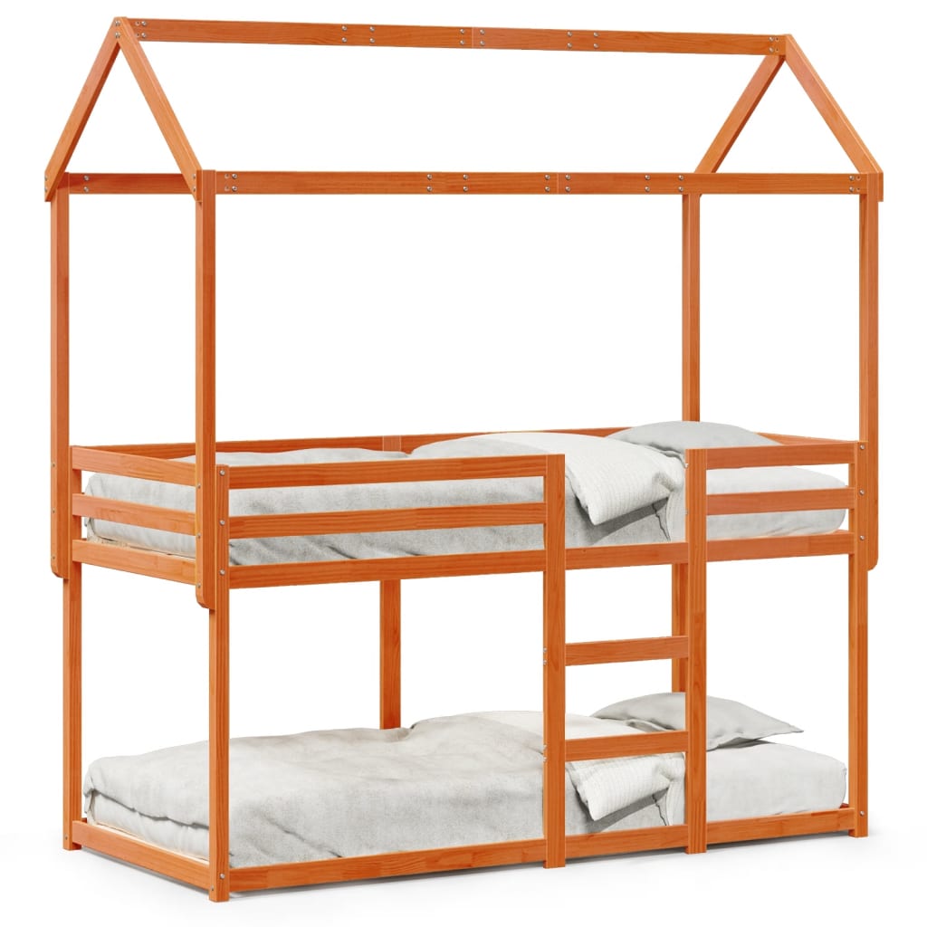 Bunk Bed Without Mattress Solid Wood Pine