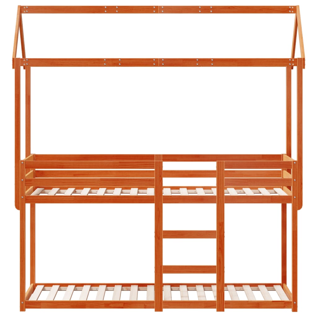 Bunk Bed Without Mattress Solid Wood Pine