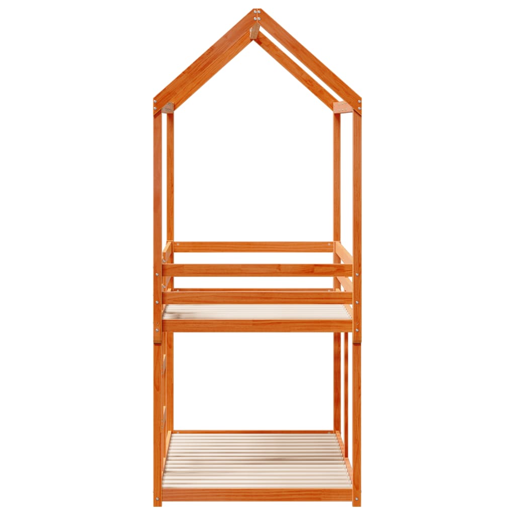 Bunk Bed Without Mattress Solid Wood Pine