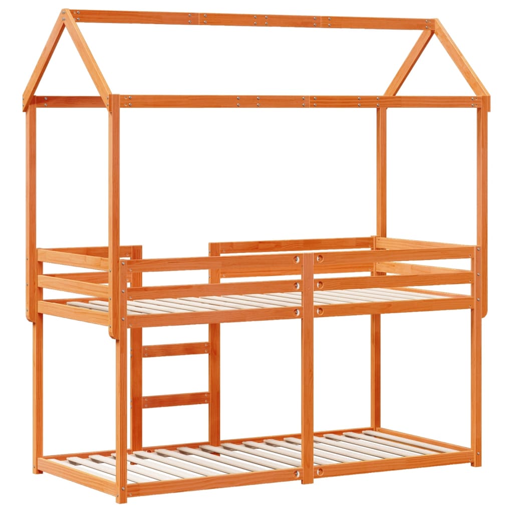 Bunk Bed Without Mattress Solid Wood Pine