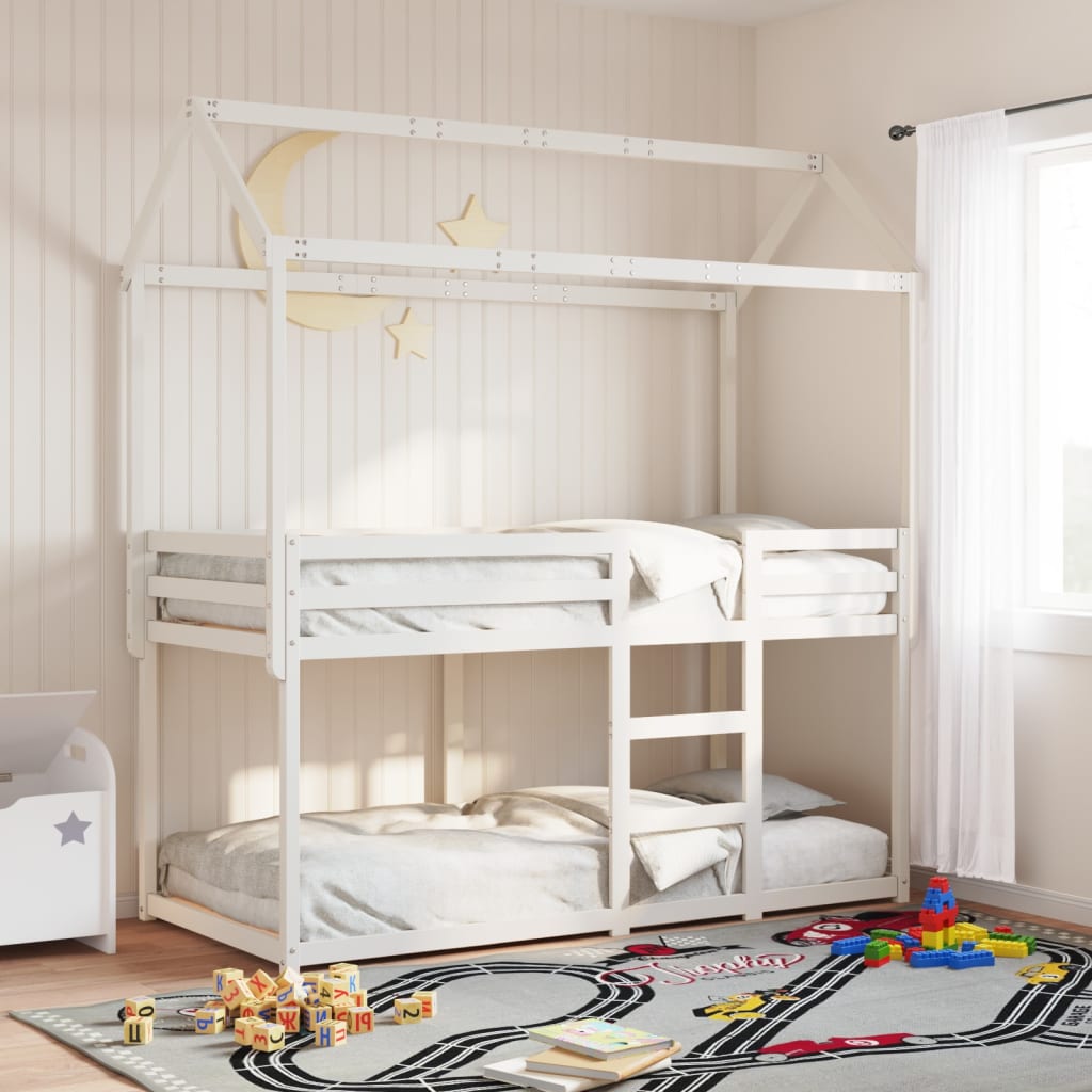 Bunk Bed Without Mattress Solid Wood Pine