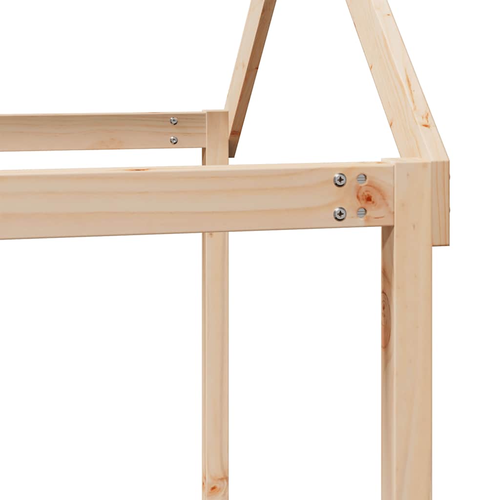 Bunk Bed Without Mattress Single Solid Wood Pine