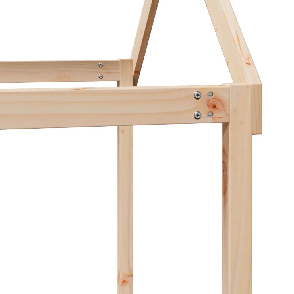 High Sleeper Bed Without Mattress Solid Wood Pine