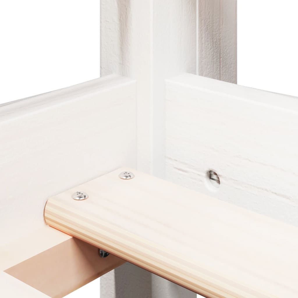 Loft Bed With Ladder And Roof Without Mattress