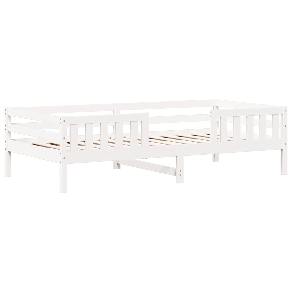 Bed And Bench Set With Roof Without Mattress Single