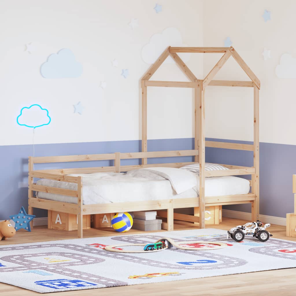 Day Bed With Roof Without Mattress Solid Wood