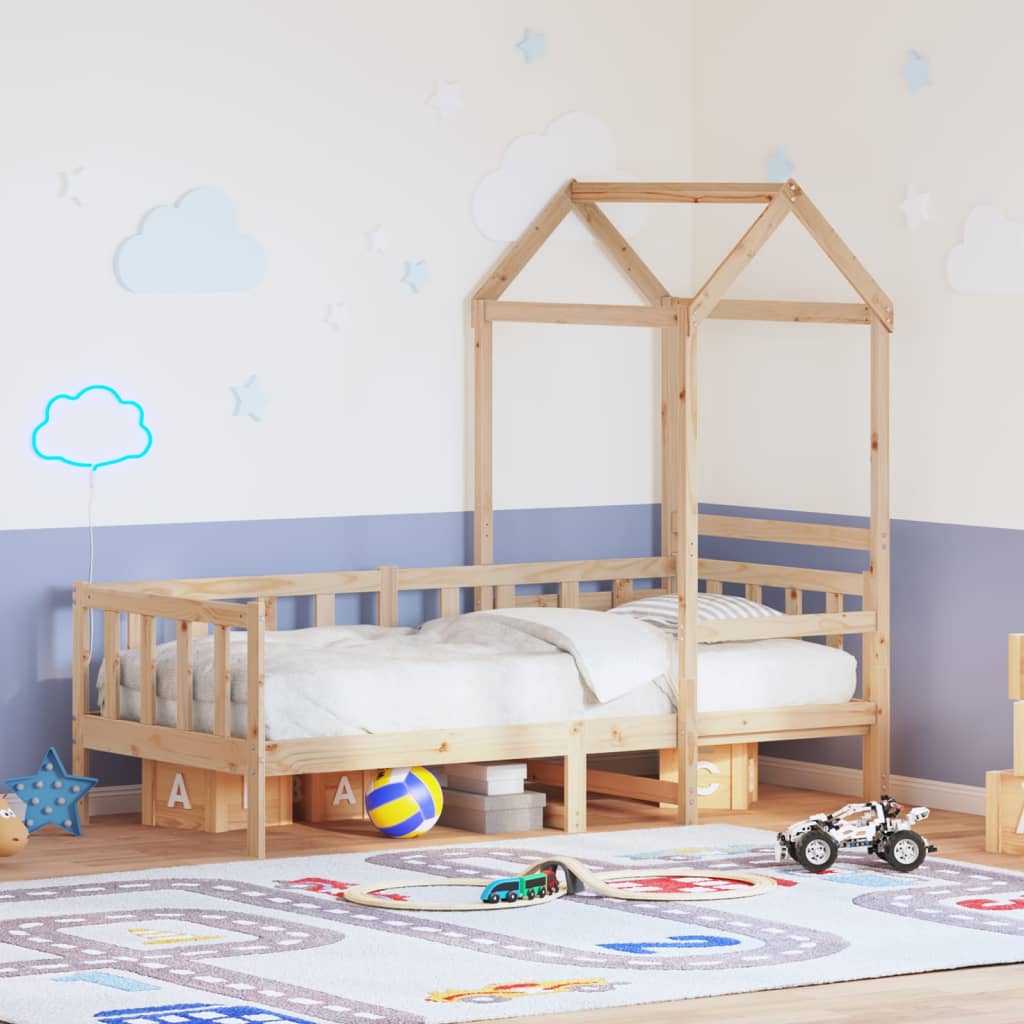 Day Bed With Roof Without Mattress Single Solid Wood