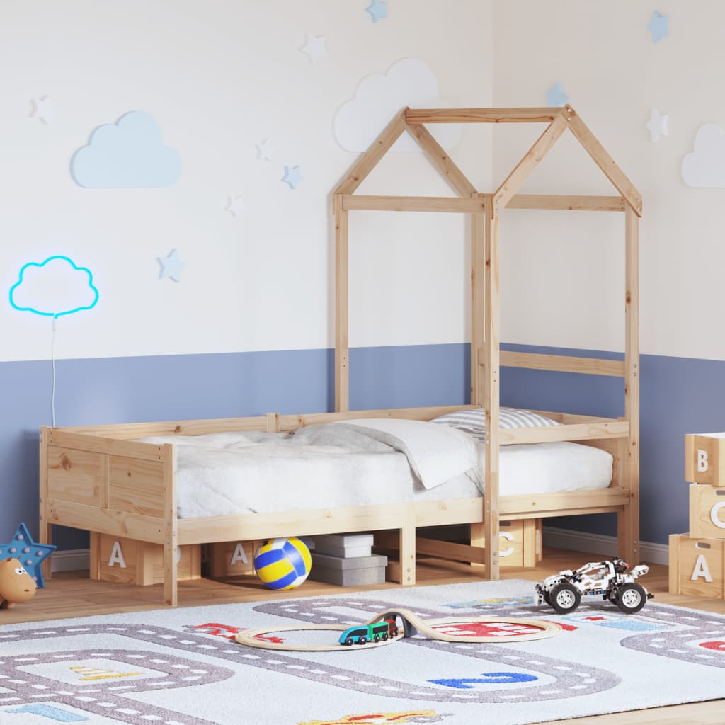 Day Bed With Roof Without Mattress Single Solid Wood