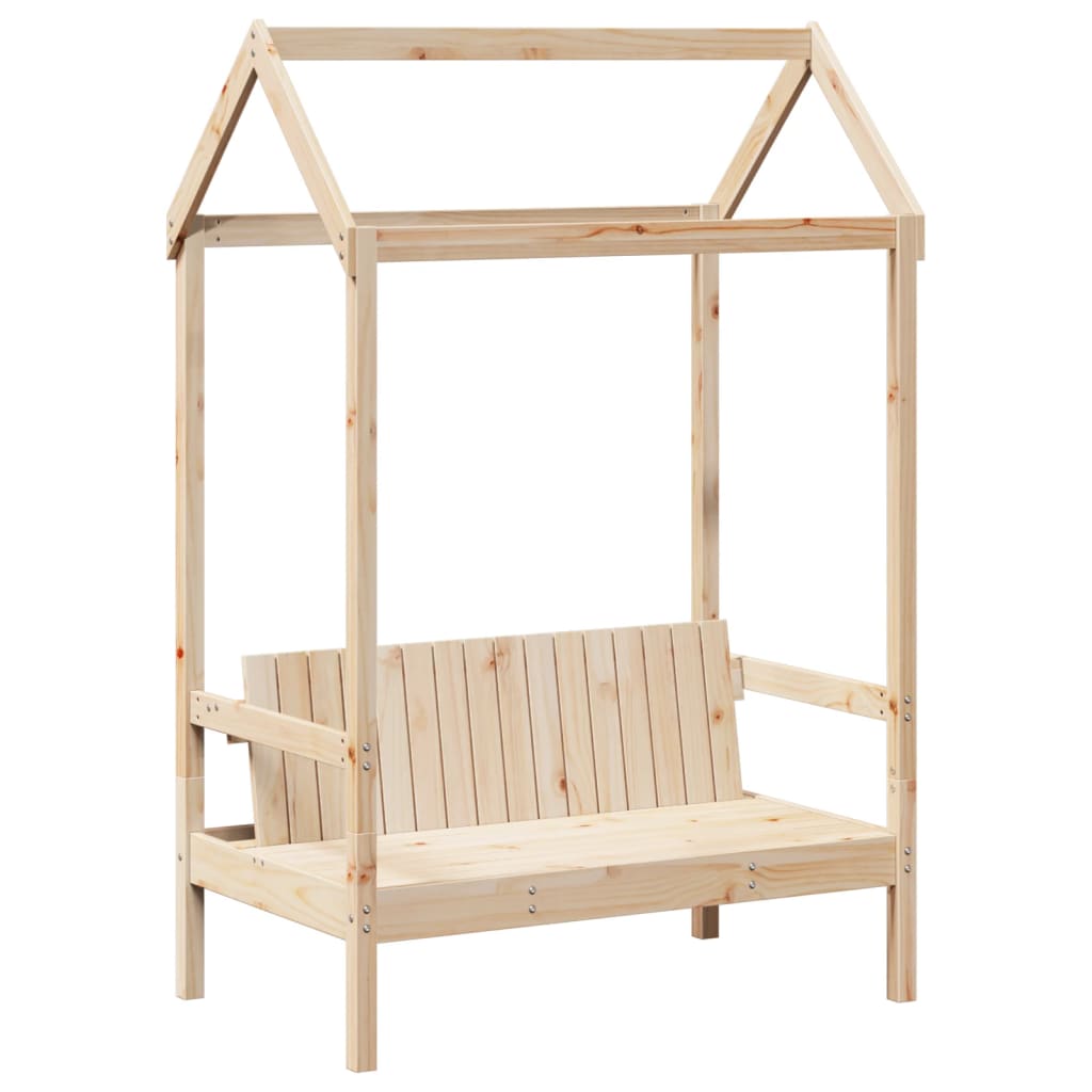 Day Bed And Bench Set With Roof Without Mattress