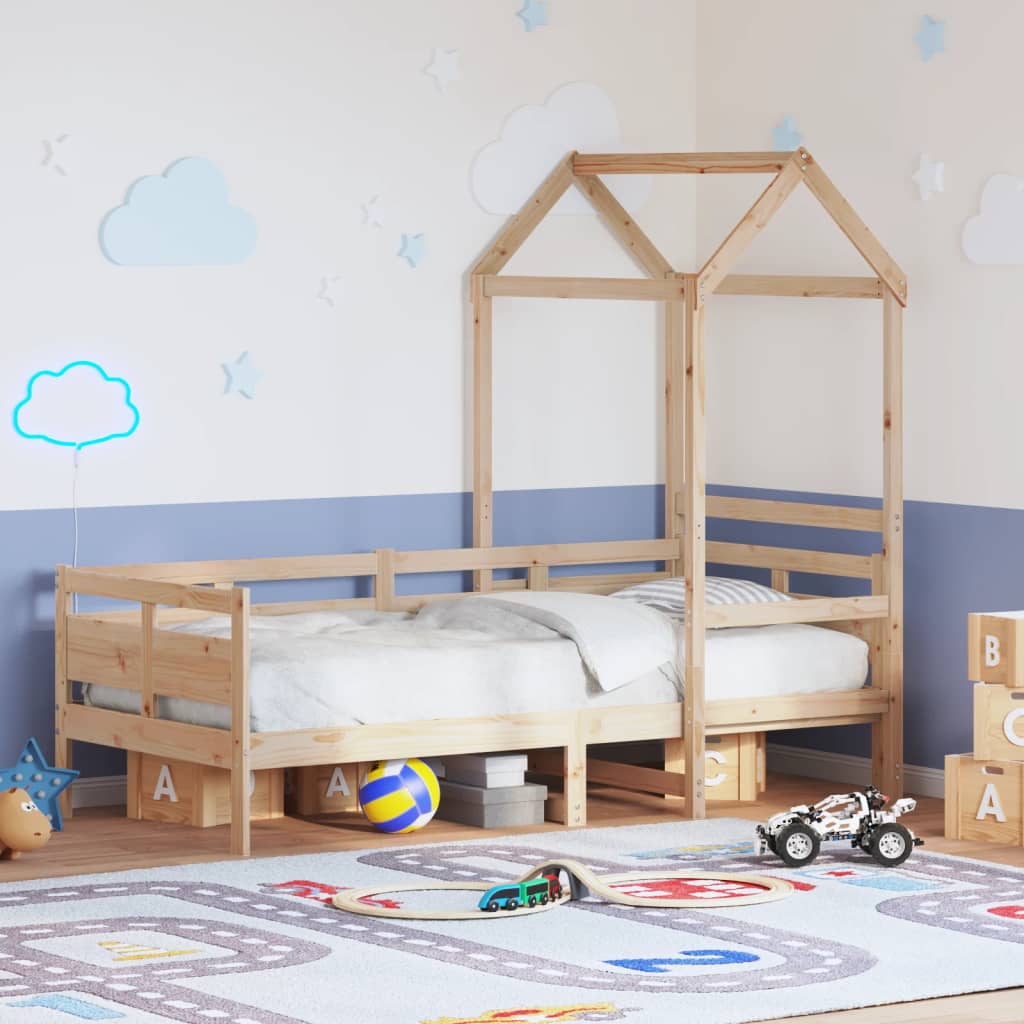 Day Bed With Roof Without Mattress Solid Wood