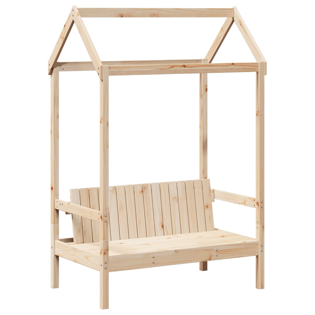 Day Bed And Bench Set With Roof Without Mattress Single