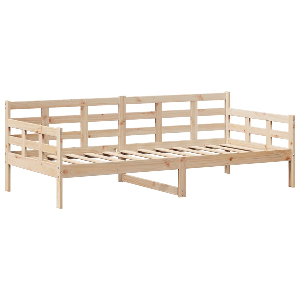 Day Bed And Bench Set With Roof Without Mattress Single