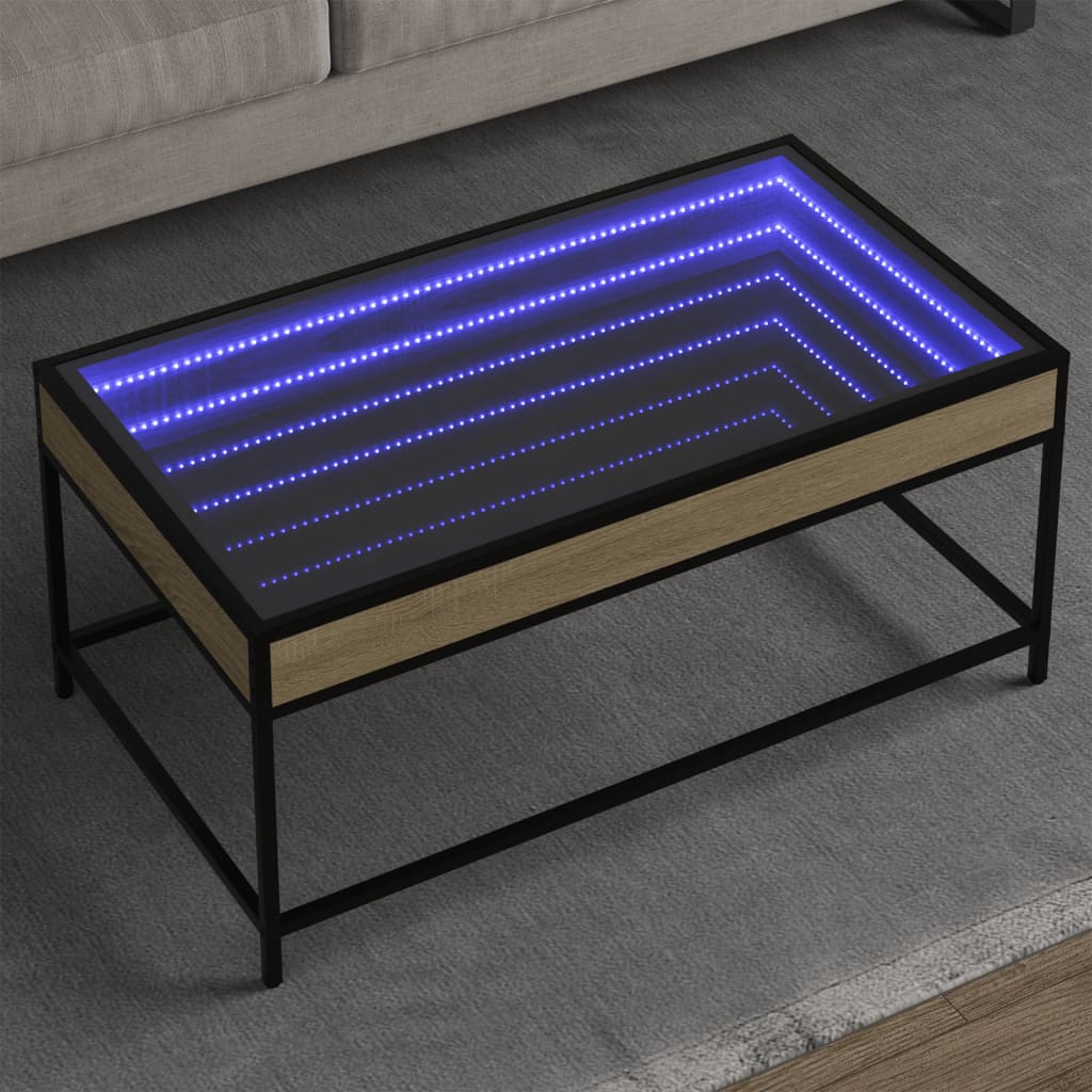 Coffee Table With Infinity Led