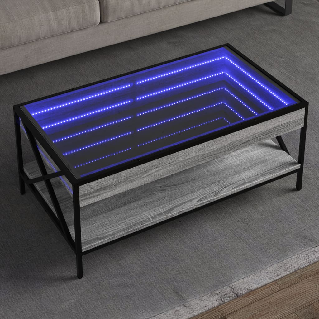 Coffee Table With Infinity Led
