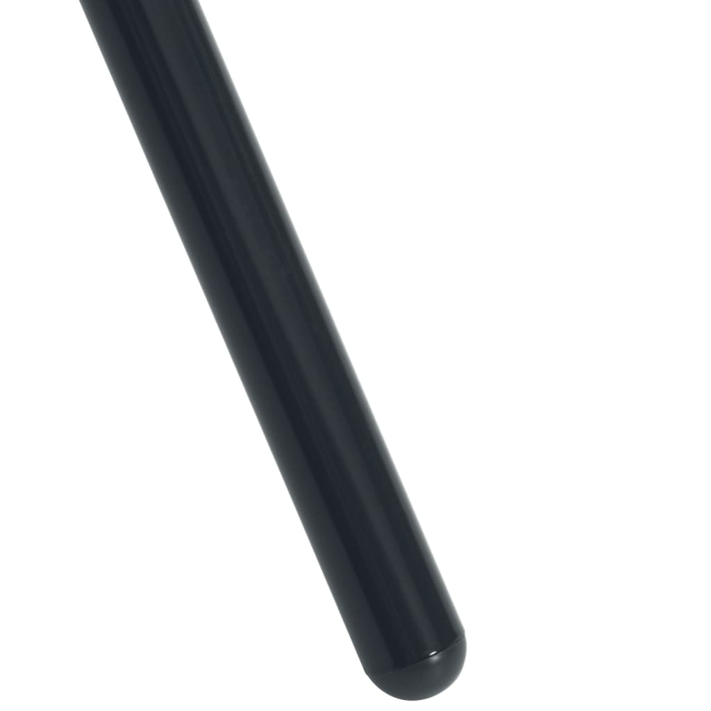 Stackable Garden Chair Set 5 Pcs Anthracite Powder-Coated Steel