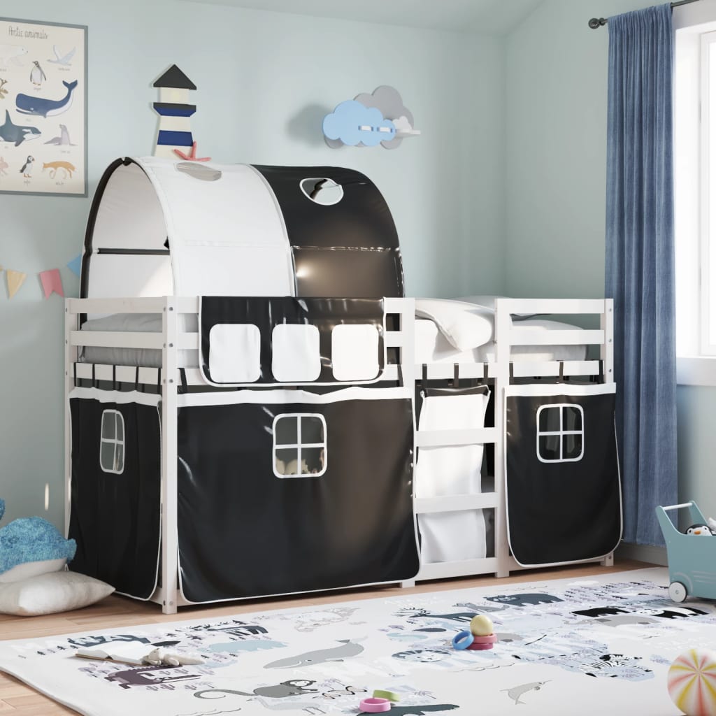 Bunk Bed Without Mattress Pink Solid Wood Pine