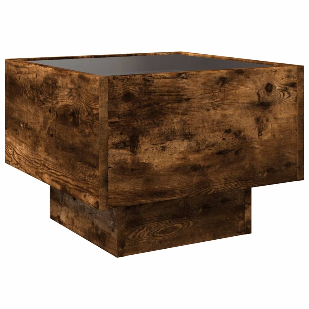 Bedside Table With Infinity Led 40X40X30 Cm