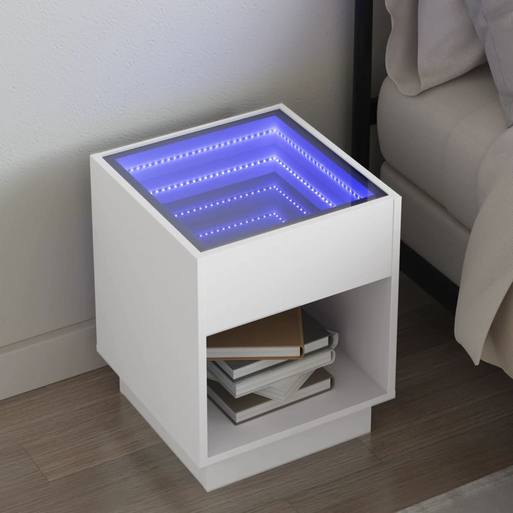 Bedside Table With Infinity Led