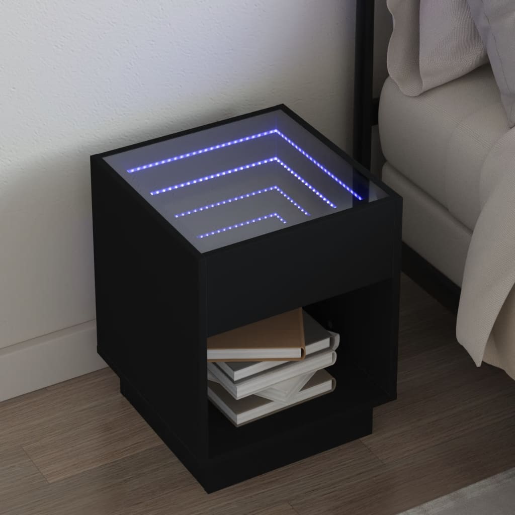 Bedside Table With Infinity Led