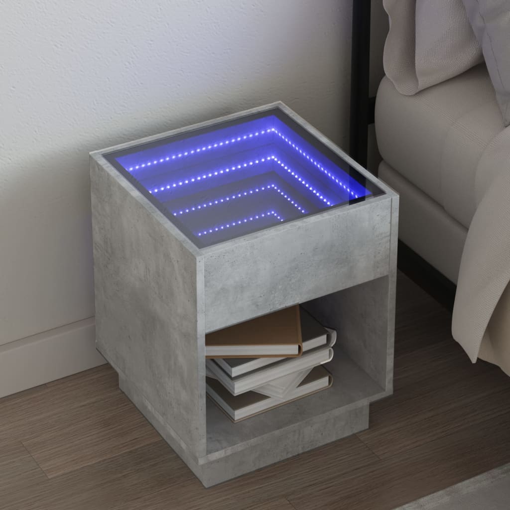 Bedside Table With Infinity Led