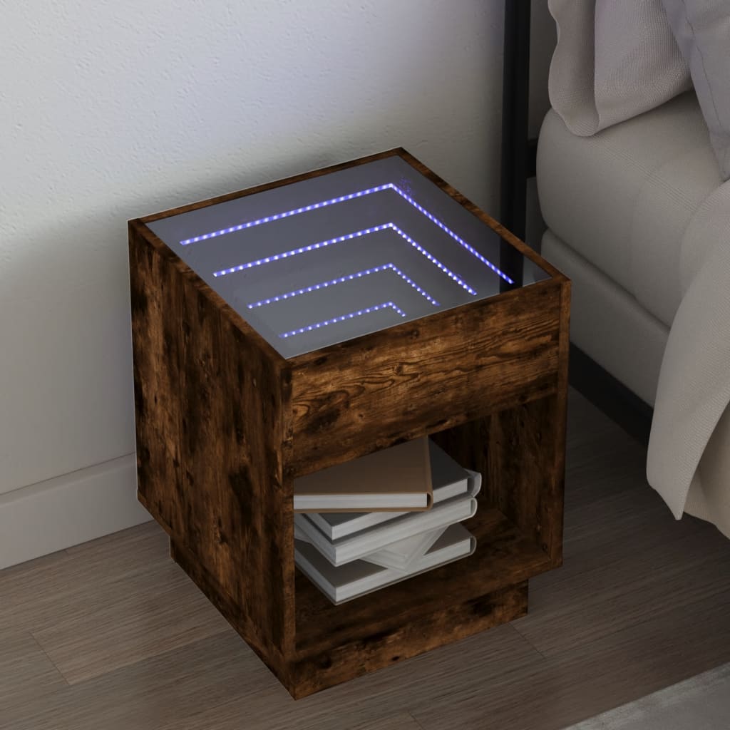 Bedside Table With Infinity Led